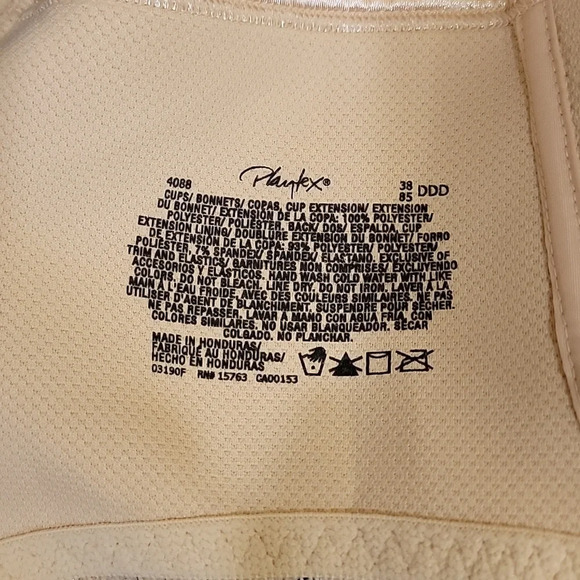 Playtex 18Hour Wireless Breatable Comfort Bra Size 38DDD NWT - Picture 6 of 7